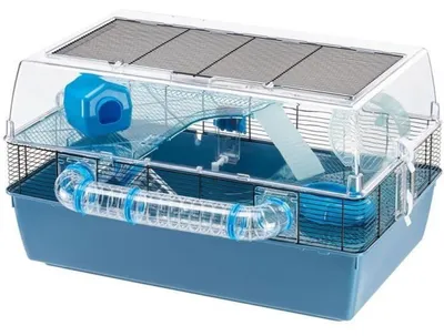 Image de Ferplast Cage pour hamsters Duna Fun Large 71,5x46x41 cm bleu