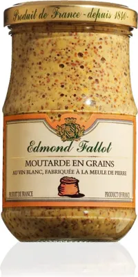 Produktbild von Fallot Moutarde de Dijon Senf grobkörnig 190 ml.