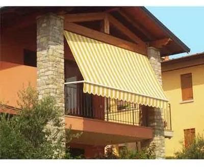 Immagine prodotto di TENDA DA SOLE A CADUTA 250x250 cm - Colore Bordeaux/Crema
