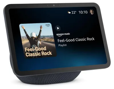 Produktbild von Amazon Echo Show 8, Amazon Alexa, Rechteck, Grau, Graphite, Englisch, Spanisch, 22,1 cm (8.7")