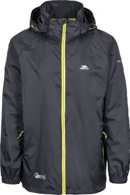 Image de Trespass Veste de pluie unie Qikpac X TP4773 (L) (Noir)