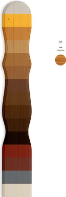 Produktbild von Lattenzaun 80cm IMPRÄGNIERT aus Holz Fichten Zaun, 9x1,8cm, PAKET - 20 Stück, Modell 2, TEAKBRAUN