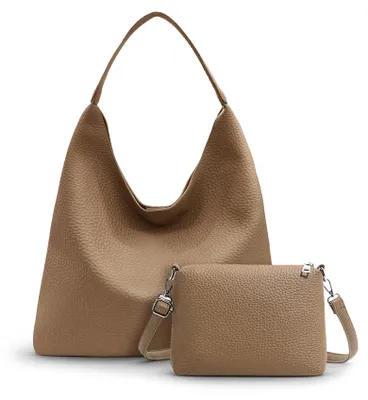 Imagen del producto de Bolso de mano grande de cuero sintético para mujer