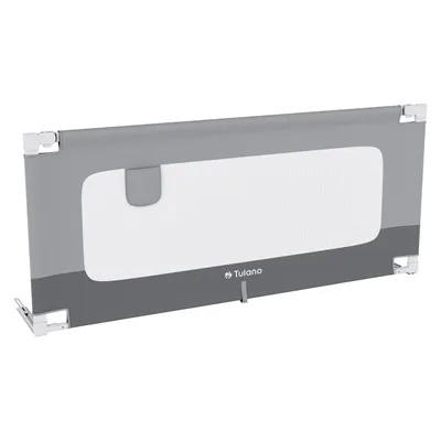 Immagine prodotto di Tulano Cover 46 | Sponda letto 160 cm Sponda lettino | Pieghevole | Adatto ad un materasso di altezza 10-28 cm | 18 altezze regolabili Tasca laterale