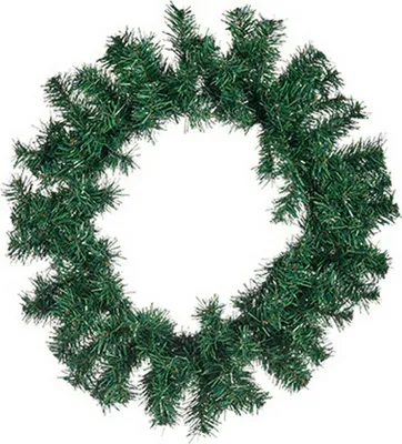 Produktbild von Weihnachtskranz grün Kunststoff 40 x 6 x 40 cm