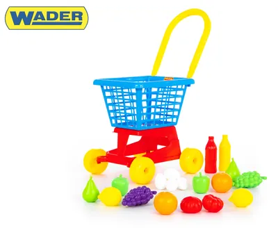 Obrázek produktu pro Nákupní vozík a sada potravin 36cm