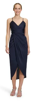 Productafbeelding van Vera Mont damesavondjurk met plooien, maat 40, kleur: Night Sky