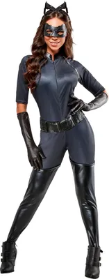 Produktbild von Rubie's 3 880631 L - Catwoman Erwachsene Kostüm, Größe L Karneval