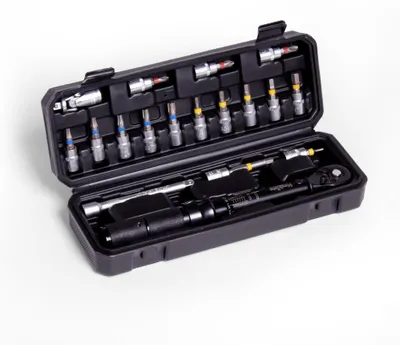 Produktbild von Mephisto Pro-Line Drehmomentschlüssel Set 1/4 Zoll 2-20 Nm - 18-teilig