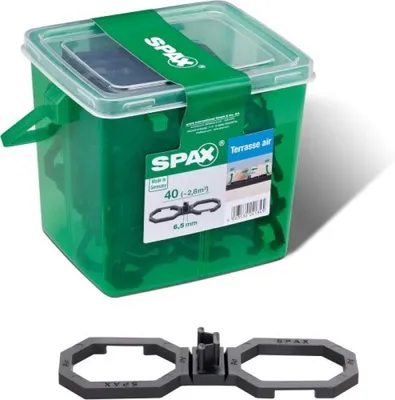 Obrázek produktu pro SPAX® 4009422564009 SPAX® Terrassen-Abstandshalter AIR 6,5 mm, 40 St.
