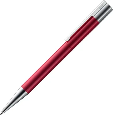 Produktbild von LAMY scala Kugelschreiber 279 – Kuli aus Edelstahl in der Farbe pianored Drehmechanik Großraummine
