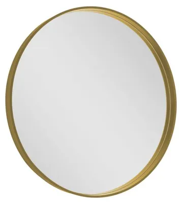 Productafbeelding van Sapho NOTION spiegel met frame, rond, diameter 60 cm, mat goud