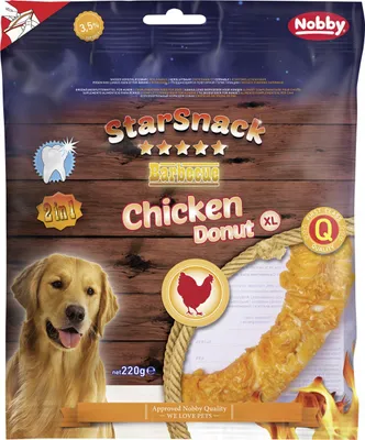 Produktbild von Nobby StarSnack Barbecue Chicken Donut XL ca. 20,0 cm, 220 g
