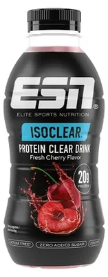 Produktbild von ESN ISOCLEAR Protein Clear Drink RTD, 500 ml Fresh Cherry Fresh Cherry One Size