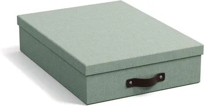 Produktbild von Famanu Dokumentenbox für A4-Papier und Broschüren - mit Deckel und Griff