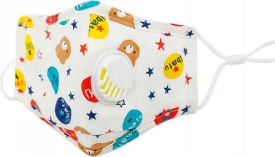 Produktbild von FÜR KINDER TEDDYBÄREN Maske + 3x KOHLEFILTER PM 2.5