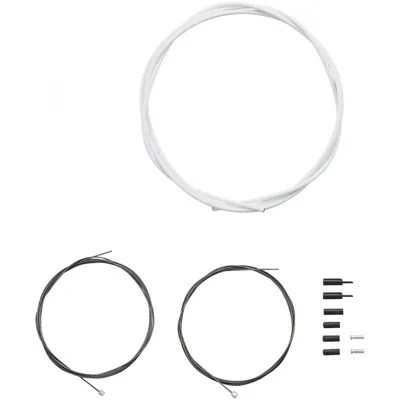 Zdjęcie produktu dla Zestaw prowadnic Shimano Y60198030 zmiana biegów szosa biały Y60198030