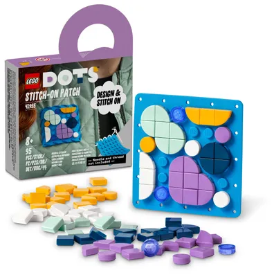 Produktbild von LEGO 41955 DOTS Kreativ-Aufnäher, Bastelset für Kinder ab 6 Jahren, DIY Patches