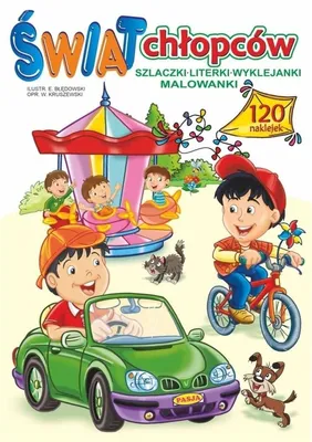 Produktbild von Książka edukacyjna dla chłopców z naklejkami