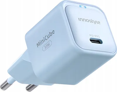 Obrázok produktu pre Innostyle Rýchla Nabíjačka Cube USB-C 33W Usb Typ C GaN II Pro Samsung LED