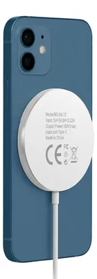 Produktbild von Mayaxess, Magnetisches 15W MagSafe Ladegerät für iPhone 13 Mini, Weiß