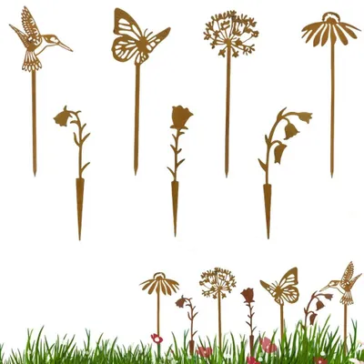 Image de Décoration de jardin avec des papillons pour l'extérieur