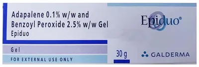 Produktbild von Galderma, Epiduo, Anti-Akne, Adapalena 0,1% Benzoylperoxid 2,5%, 30gr