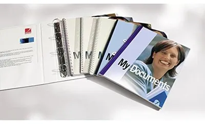 Image de Bande de classement GBC FileStrips pour reliure plastique et fil métallique