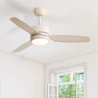 Produktbild von Sofucor moderner 117 cm LED-Deckenventilator für den Innenbereich, Rosa