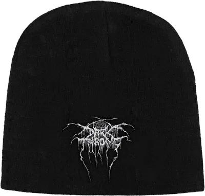 Image de Bonnet avec logo Darkthrone, noir
