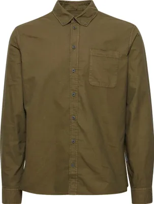 Produktbild von Blend BHBugley garment dyed oxford Herren Freizeithemd Hemd Button-Down-Kragen Hochwertige Baumwoll-Qualität Langarm Unifarben