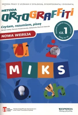 Obrázek produktu pro Metoda Ortograffiti 4-6 Poziom srednio zaawansowany Czesc 1