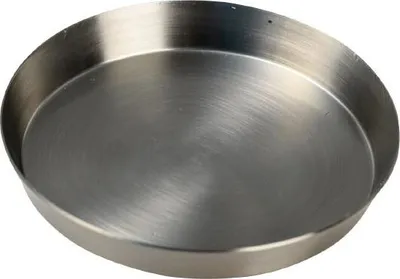 Produktbild von Kerzenteller Edelstahl Matt für Ø 8 cm Kerzen