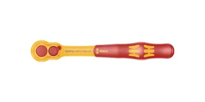 Produktbild von Wera 8007 B VDE, Ratschenschlüssel, 1 Stück(e), Edelstahl, L-förmig, Kunststoff, Stahl, CE