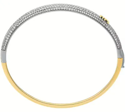 Produktbild von Solides zweifarbiges Armband mit kubischem Zirkonia Premium MKJ8539931