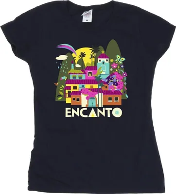 Produktbild von Disney - "Encanto Many Houses" T-Shirt für Damen BI19491 (L) (Marineblau)