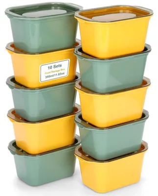 Produktbild von VINATO Frischhaltedosen mit Deckel 10er Set – 350ml Gefrierdosen aus BPA-freiem