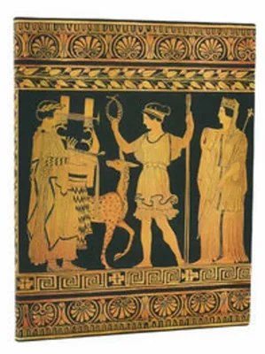 Zdjęcie produktu dla Gathering of Deities (Ancient Greek Pottery) Ultra Lined Softcover Journal (Elastic Band Closure)