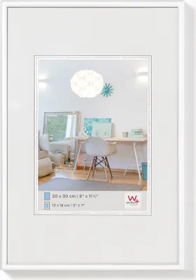 Produktbild von Walther Design Bilderrahmen New Lifestyle 50x70 cm Weiß