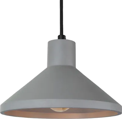 Produktbild von Hängelampe, E27, Lampe Für Wohnzimmer Esszimmer Küche, Höhenverstellbar Farbe  Beton-Grau
