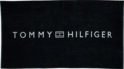 Produktbild von Strandtuch TOMMY HILFIGER Spa-Pool-Baumwollschwamm mit Aufdruck cm.180x100 (ca.) Artikel XA0XA00009, UNICA - ONE SIZE, Cotone 100%