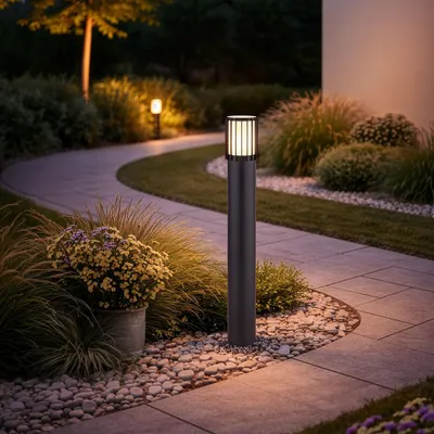 Produktbild von Außenstehleuchte MERVIN, Anthrazit, Aluminium, IP54, H 65 cm