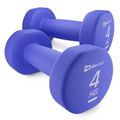 Produktbild von Hop-sport Sada neoprénových fitness činiek | Fitness činky2x4kg