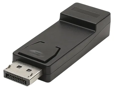 Produktbild von Adapter | HDMI female/DisplayPort male gerade, schwarz