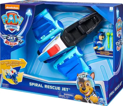 Produktbild von PAW Patrol Jet to the Rescue Spiral Jet, Polizeiwagen, 3 Jahr(e), LR44, Mehrfarbig