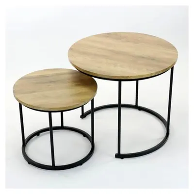 Produktbild von 2er Set Couchtische im Loft-Design