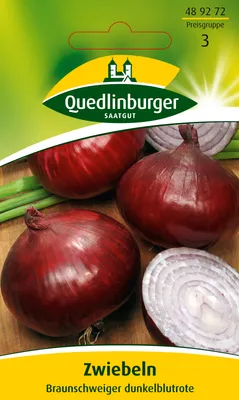 Produktbild von Quedlinburger Saatgut - Zwiebeln Braunschweiger dunkel - Samen - 489272