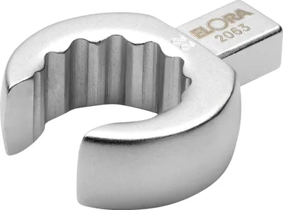 Produktbild von Elora Einsteck-Ringschlüssel, offen, 9x12 mm, ELORA-2063-17 mm