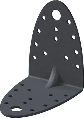 Produktbild von Schwerlast-Winkelverbinder m. Sicke Ovado 90x90x65 mm grau 1 Stück