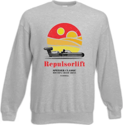 Produktbild von Urban Backwoods Repulsorlift Landspeeder, Sweatshirt, Farbe: Hellgrau, Größe: 2XL